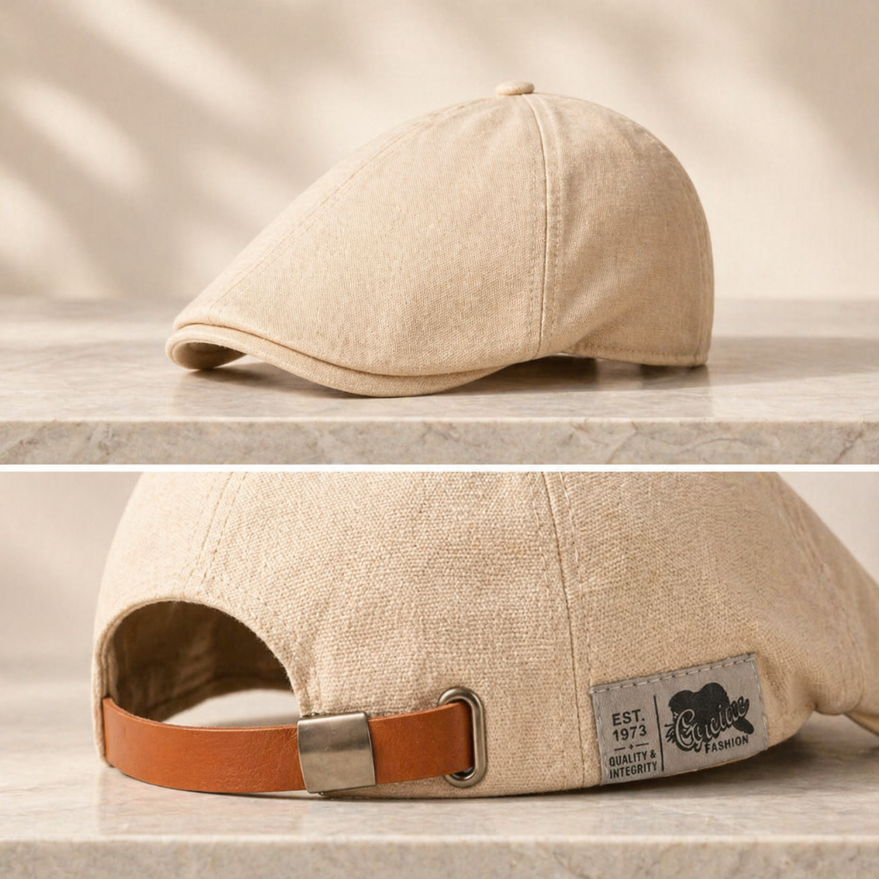 Zomer Flat Cap — Laag Profiel
